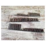 Assortment of craftsman sockets