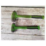 Snap-on dead blow hammers