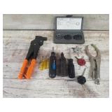 Assortment of hand tools