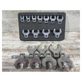 GEARWRENCH 18 pc Set SAE Crowfoot Wrench Set