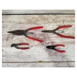 Snap-on pliers and hand tools