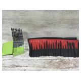 Matco tools drill bit set and Mayhem chisel set