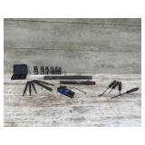 Assortment of bits and tools