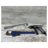 Silver Eagle air hammer and kobalt pipe wrench