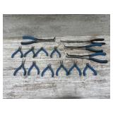 Assortment of Cornwell pliers