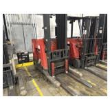 Raymond Electric warehouse stand on forklift