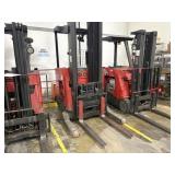 Raymond Electric Warehouse stand on forklift