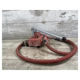Hand-operated Lever Piston Pump With Hose
