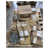 Skid of different bolts