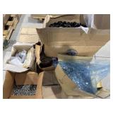 Skid of miscellaneous caps bolts