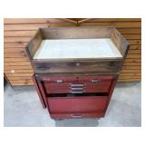 Kennedy Tool Chest with Attached Wood Drawer