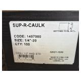 (12) Boxes 1/4-20 lead machine screw anchor