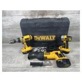 DeWalt 18V Tool Assortment and Charger in Case