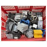 Electrical Lot, Boxes, electric breakers, metal