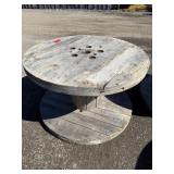 Wood spool  29" tall 47ï¿½ wide