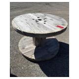 Wood spool 29" tall 47ï¿½ wide