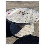 Wood spool 29" tall 47ï¿½ wide