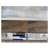 16 white square edge ceiling tiles