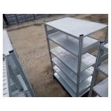 Metal Rack on Wheels