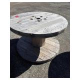 Wood spool 29" tall 47ï¿½ wide