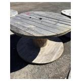 Large wood spool 32" tall 58ï¿½ wide
