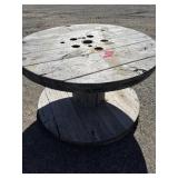Wood spool 29" tall 47ï¿½ wide