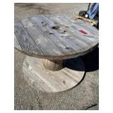 Wood spool 29" tall 47ï¿½ wide
