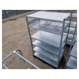 Metal Rack on Wheels