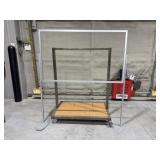 Metal Signage Stand and End Display Without