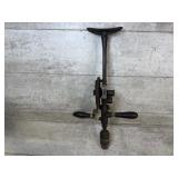 Vintage Hand Drill with Built In Level