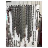 Frame pulling chains schedule 80 chains and