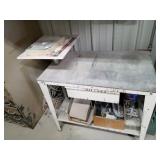Metal Table and Miscellaneous