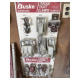 Bustle wedge tight clamps