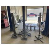 Metal frame pulling system