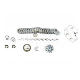 Assortment of 8 Silver Jewelry Items