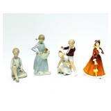 4 Porcelain Figurines