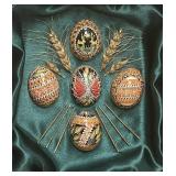 Eunice Semeniuk- Wallace - Pysanka with Wheat