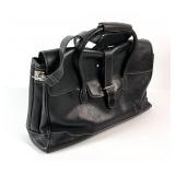 Cole Hahn Black Leather Messenger Bag