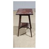 Vintage Square Wooden Side Table
