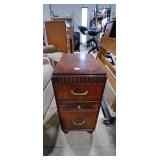 Antique Wooden Nightstand/End Table with Drawers
