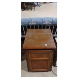 Vintage "Keep/Safe" Safe in Wooden Cabinet