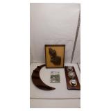 Wooden Decor & Nautical Weather Station Lot