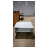 White shelf