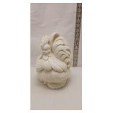 Vintage Atlantic Mold Ceramic Rooster Dish