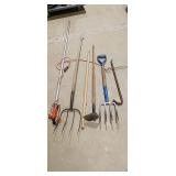 Assorted Garden & Farm Tools Lot