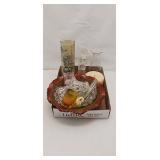 Assorted Glassware and Candleholders