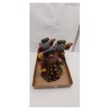 Scottish Santa Claus Figurines