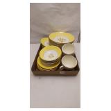 Vintage "Autumn Gold" Dinnerware Set
