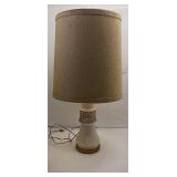 Vintage Table Lamp with Textured Shade
