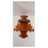 Vintage Decorative Wooden Corner Shelf